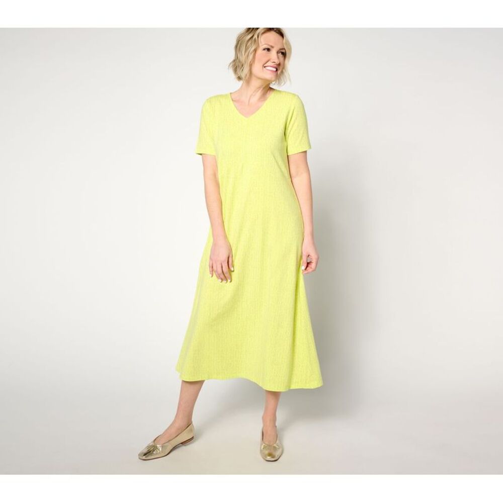 Joan Rivers Classics Collection Women's Petite Dress 1XP Multi-colored